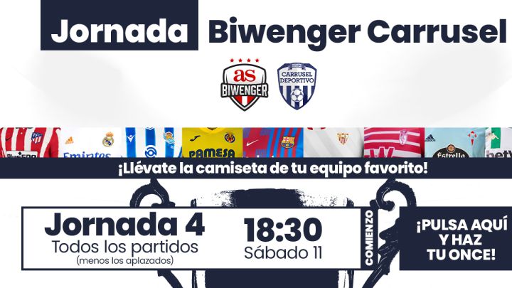 ¡Celebra la vuelta de LaLiga con Carrusel y Biwenger y gana la camiseta de tu equipo favorito!