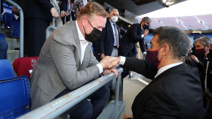 Koeman y Laporta