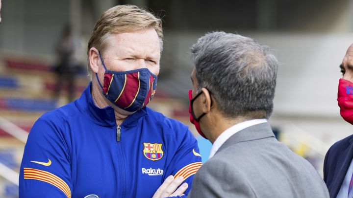 Los dos mensajes crípticos de Laporta a Ronald Koeman