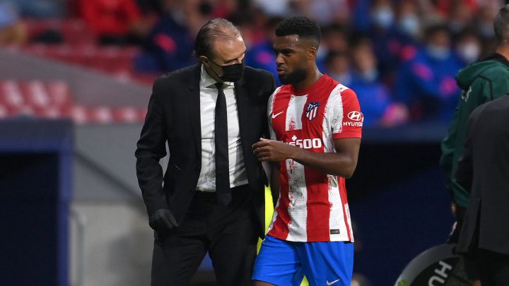 Lemar se va lesionado del Atlético-Oporto.