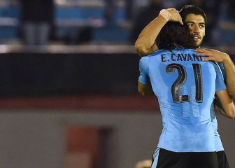 Cavani y Suárez vuelven a la lista de Óscar Tabárez