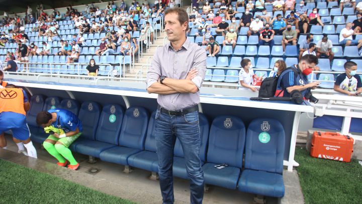 Luis Miguel Ramis durante un partido del Tenerife contra la Ponferradina.