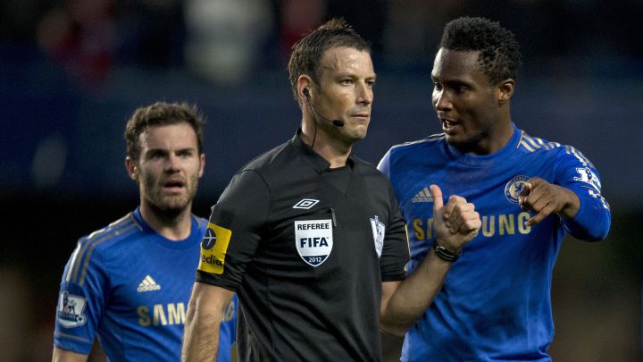 "Obi Mikel está fuera control, '¡Te voy a romper las piernas!', grita"