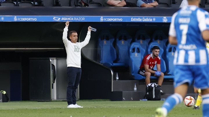 Borja Jiménez en el Deportivo - Badajoz.