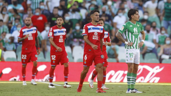 BETIS - ESPANYOL GOL 0-1 ALEIX VIDAL MANU MORLANES TRISTEZA BELLERIN