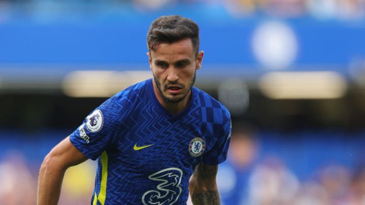 Saúl, en el Chelsea, donde no ha tenido un gran comienzo.