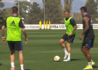 Kroos vuelve a entrenar con el grupo en Veldebebas