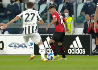 La jugada de Brahim a Locatelli y el baile de Leão a Dybala