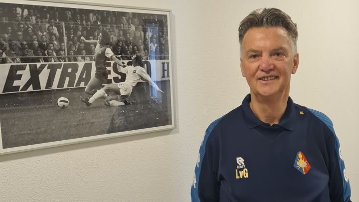 Van Gaal como entrenador del Telstar.
