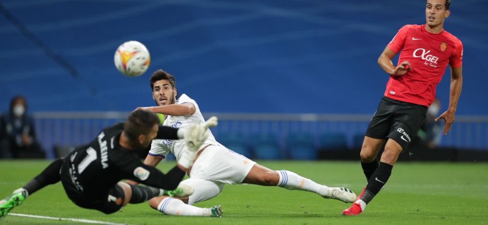 Así marcó Asensio su segundo gol a Mallorca.