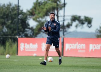 Míchel define el esqueleto de su Girona