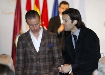 Palo de Guti al Madrid por Solari