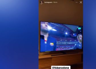 El lapsus de Agüero con el XI del Barça del que se burló Ibai