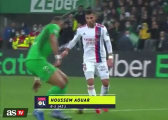 Agónico empate del Saint-Étienne en el Derbi del Ródano ante un Lyon que acabó con diez