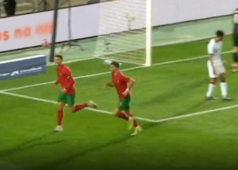 El gol en el nuevo hito histórico de Cristiano con su selección