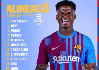Ansu Fati vuelve a ser titular en el Barça ¡345 días después!
