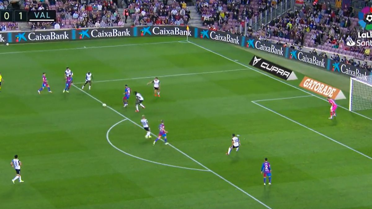 ¡Qué es esta maravilla de Ansu Fati, por favor! El gol al Valencia que fascina a un Balón de Oro