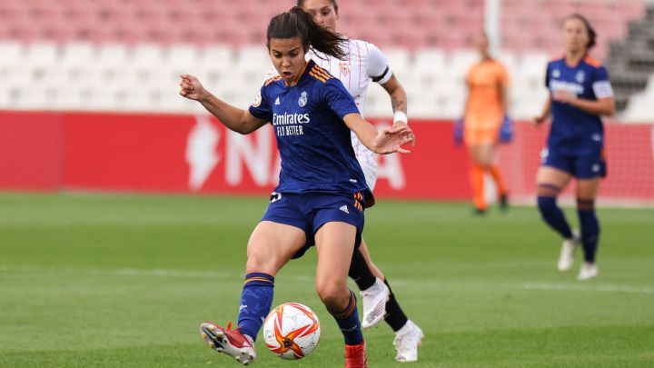 Claudia Florentino con el Real Madrid.