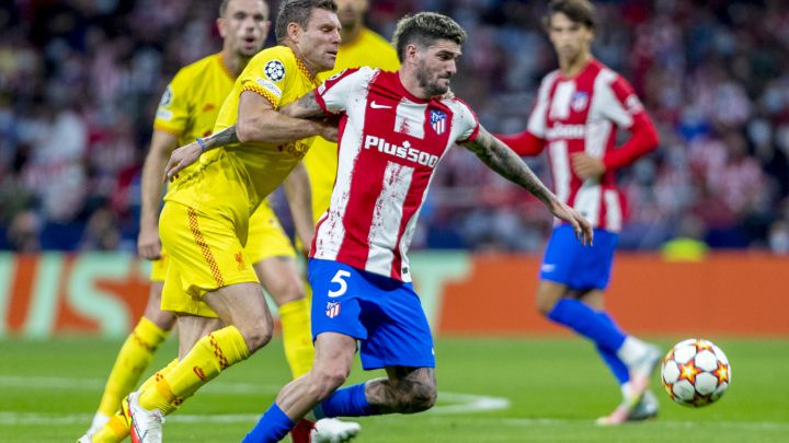 De Paul con el Atlético.