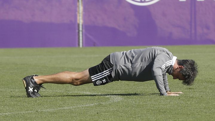 VALLADOLID, 16/09/21. PHOTOGENIC. ENTRENAMIENTO DEL REAL VALLADOLID. PACHETA.