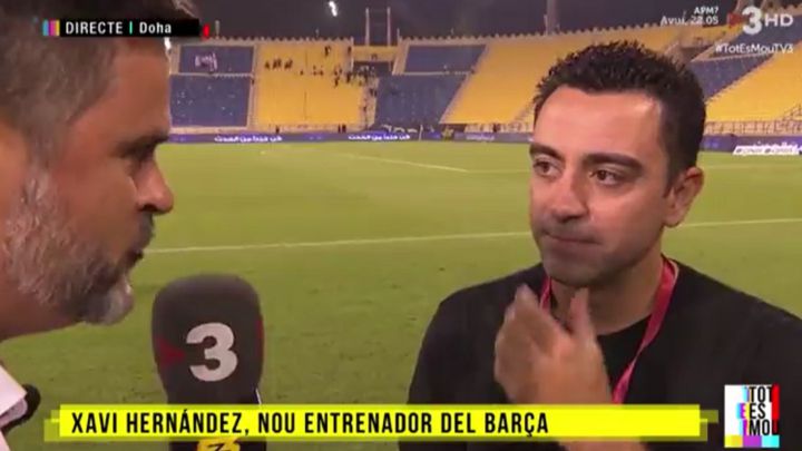 Xavi pide que el Al Sadd le libere: "Espero que sea pronto"