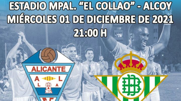 El Alicante-Betis se jugará en El Collao