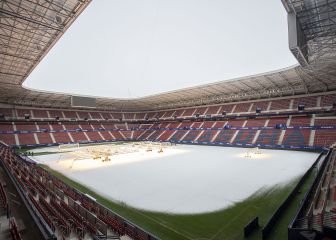 Osasuna-Elche, bajo el temporal