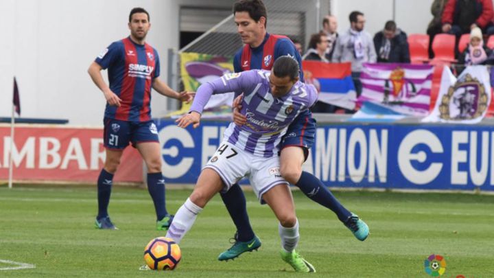 El Pucela nunca ganó en El Alcoraz en Liga