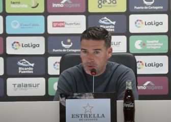 Carrión fija el objetivo del Cartagena: acabar la primera vuelta con 34 puntos