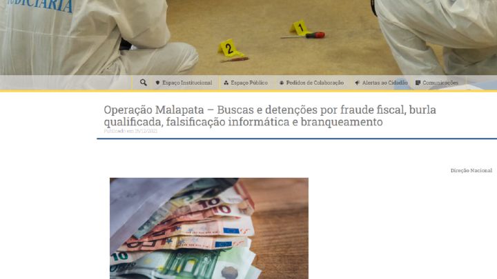 Tres detenidos con registros en Benfica y Sporting