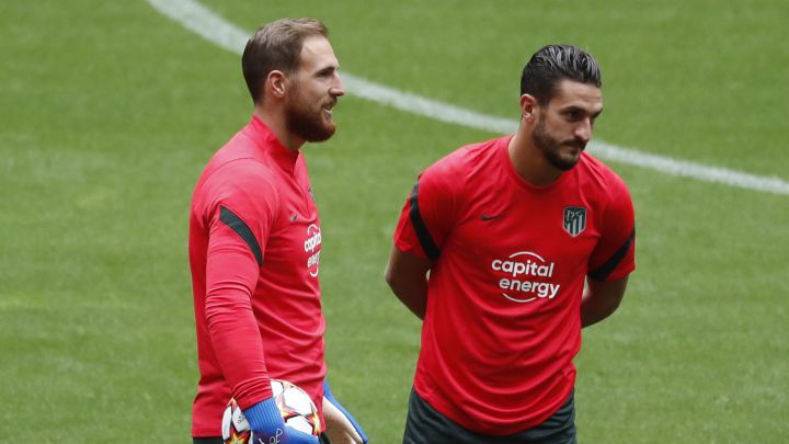 Oblak y Koke.