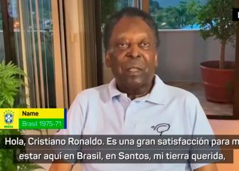 Impresiona escuchar a Pelé dirigirse así a Cristiano Ronaldo