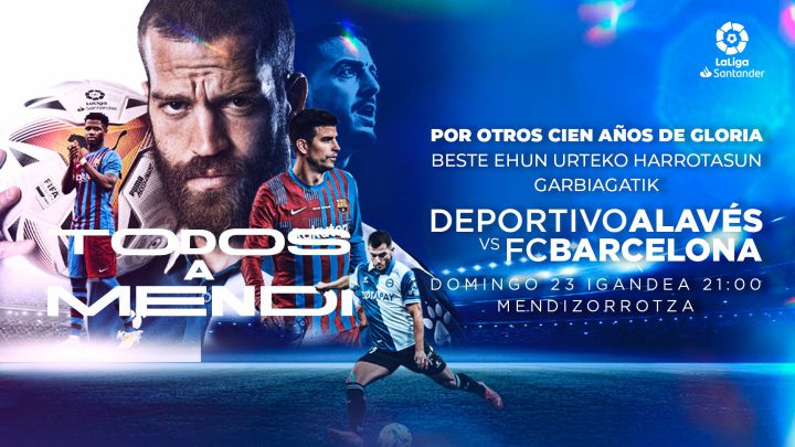 El Alavés dará por concluido el Centenario el domingo ante el Barça
