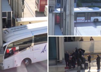 Rumbo a Mánchester: así llegó esta mañana la expedición del Real Madrid a Barajas