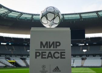 El balón de la final de la Champions pide paz