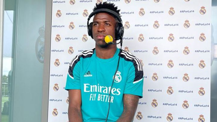 Vinicius: "Estoy cerca de mi renovación; quiero estar aquí tanto como Marcelo, Karim..."