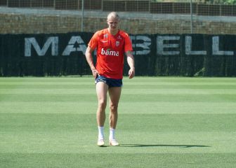 Haaland carga pilas en Marbella Football Center