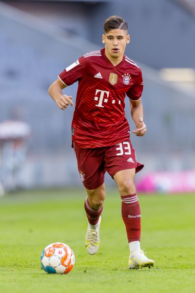 Nemanja Motika, durante su etapa en el Bayern esta temporada.