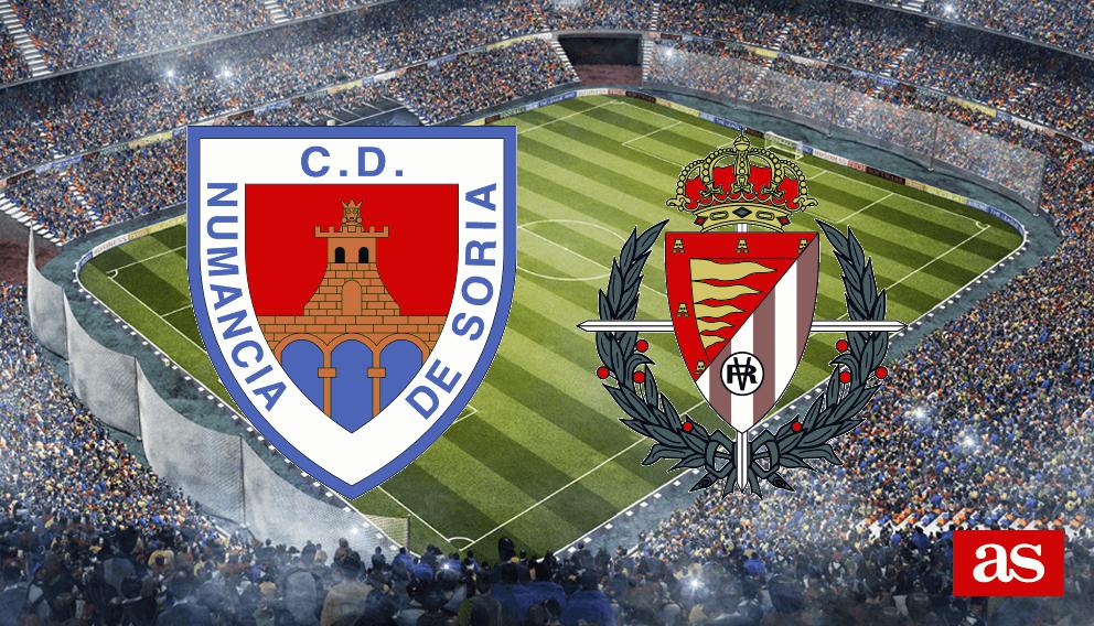 Numancia 2-1 Valladolid: resumen, resultado y goles