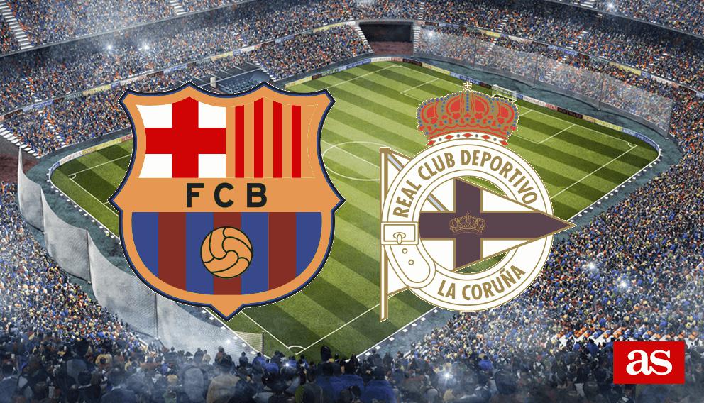 Barcelona - Deportivo en vivo y en directo online: LaLiga Santander 2016/2017