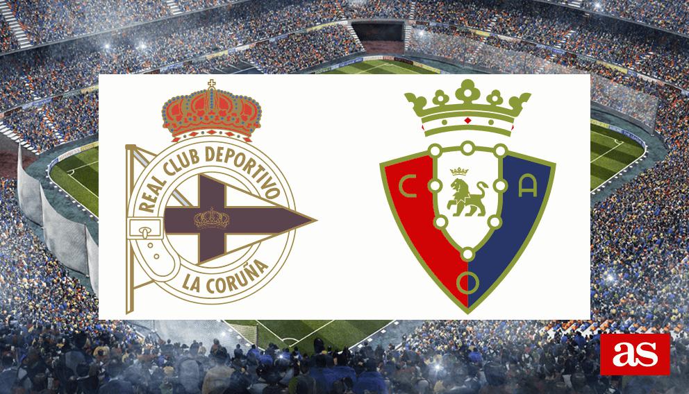 Deportivo vs. Osasuna live: LaLiga Santander 2016/2017 - AS.com