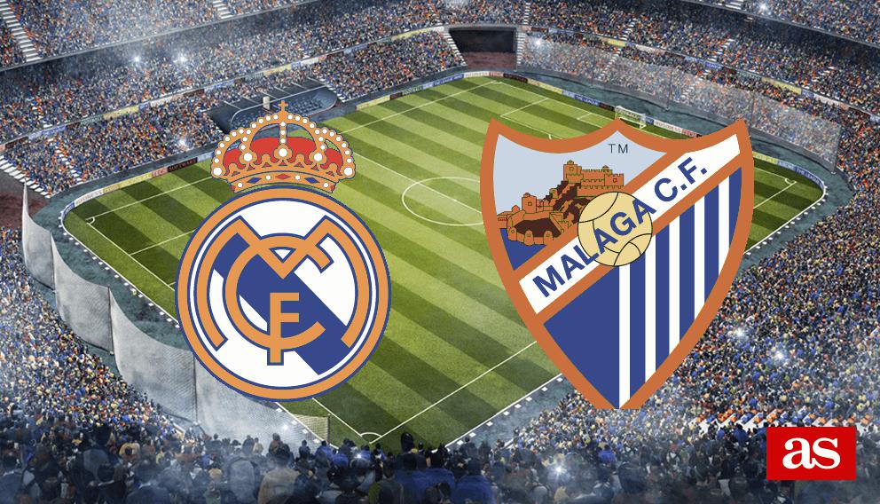 Real Madrid - Málaga en vivo y en directo online: LaLiga Santander 2016/2017