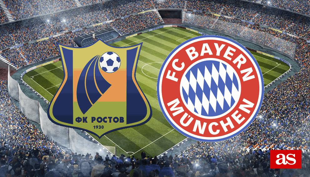 Rostov - Bayern en vivo y en directo online: Champions League 2016/2017