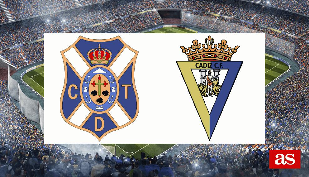 Tenerife - Cádiz en vivo y en directo online: LaLiga 1,2,3 2016/2017