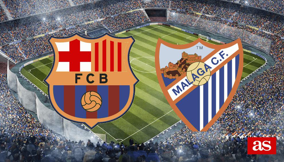 Barcelona - Málaga en vivo y en directo online: LaLiga Santander 2016/2017