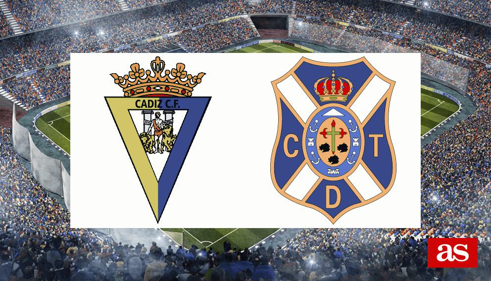 Cádiz - Tenerife en vivo y en directo online: LaLiga 1,2,3 2016/2017
