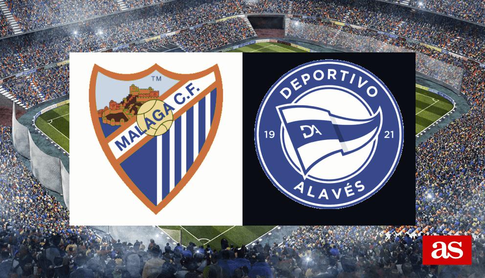 Málaga-Alavés: goles, resultado y resumen - AS.com