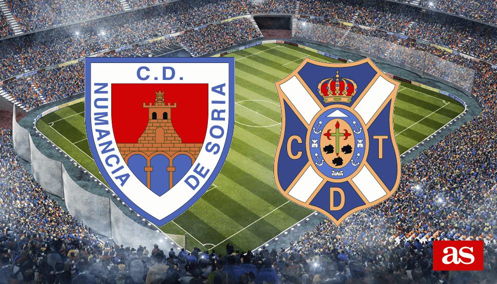 Numancia - Tenerife en vivo y en directo online: LaLiga 1,2,3 2016/2017