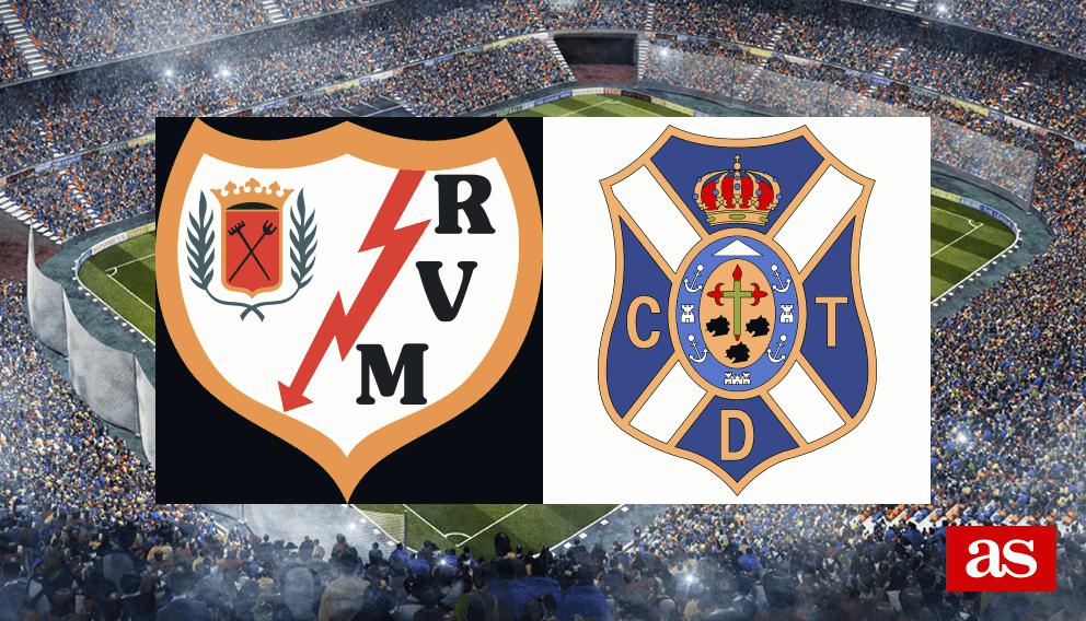 Rayo - Tenerife en vivo y en directo online: LaLiga 1,2,3 2016/2017