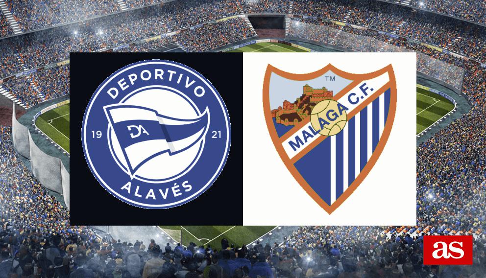 Alavés - Málaga en vivo y en directo online: LaLiga Santander 2016/2017